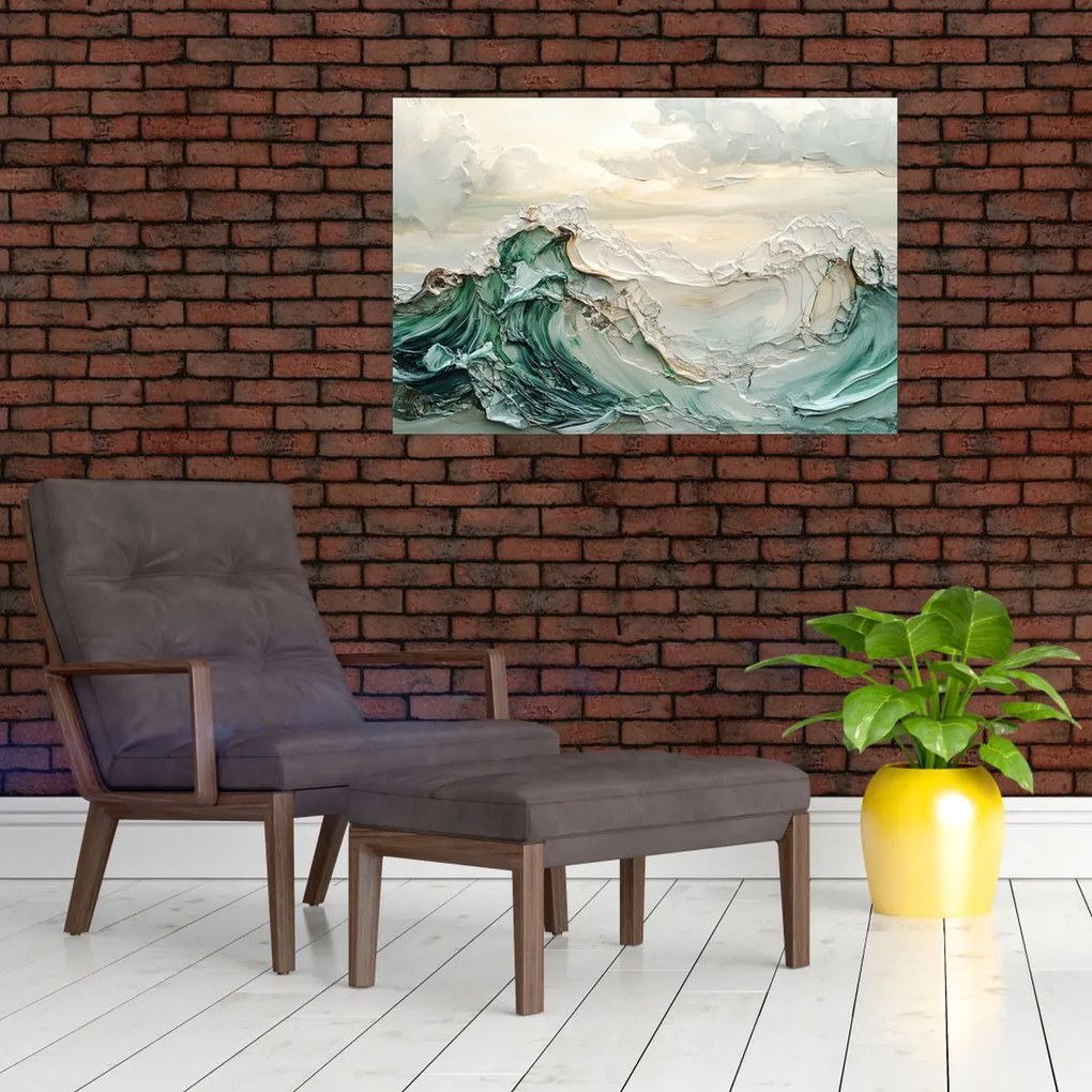 Obraz - 3D abstrakcie mora (90x60 cm)
