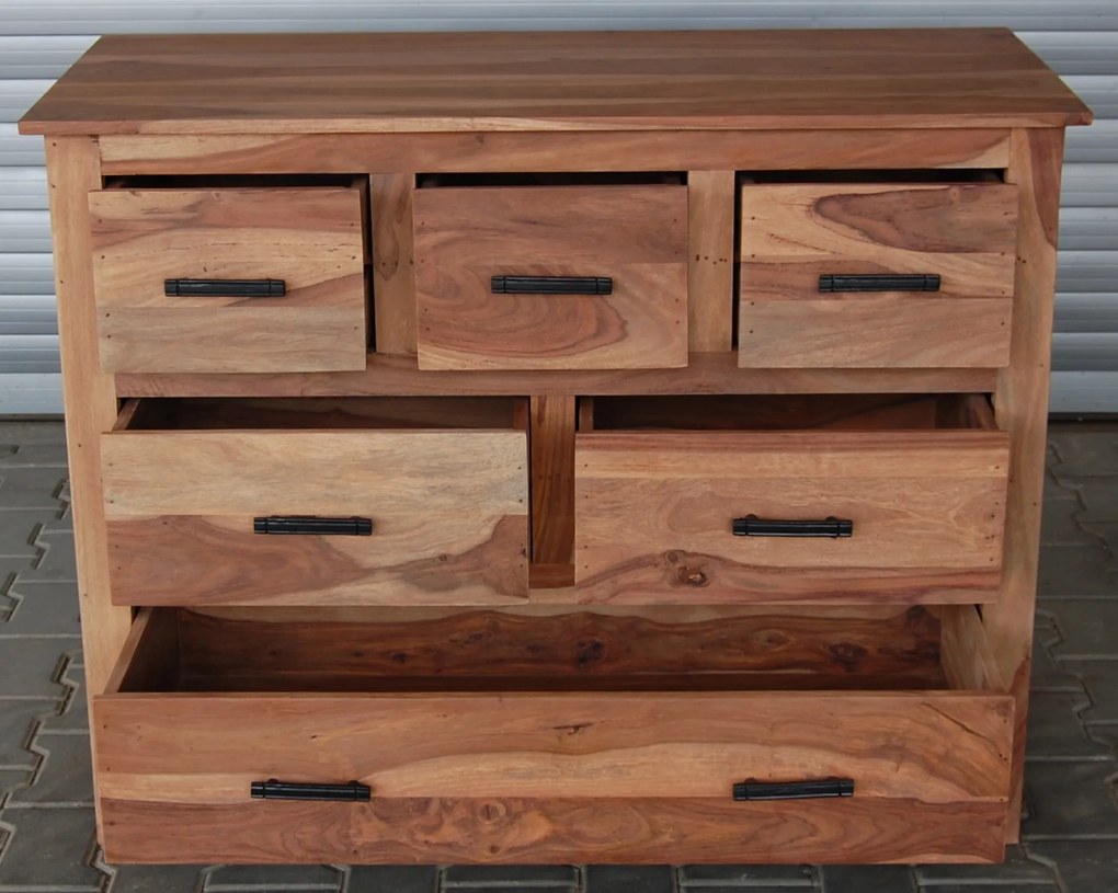 furniture-nabytek.cz - Dřevěná komoda z masivu palisandr 115x50x90