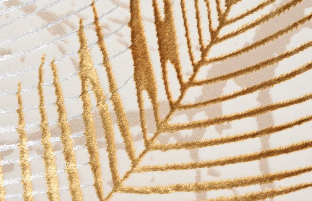 Luxusný koberec so vzorom listov Golden Šírka: 200 cm | Dĺžka: 300 cm