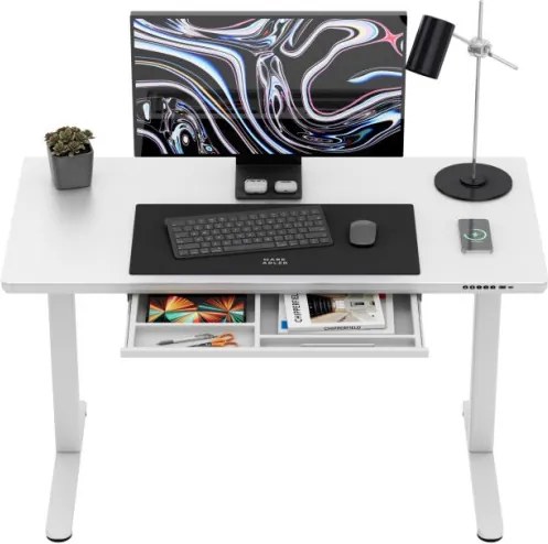 Elektrický výškovo nastaviteľný stôl Mark Adler Leader 8.5 biely