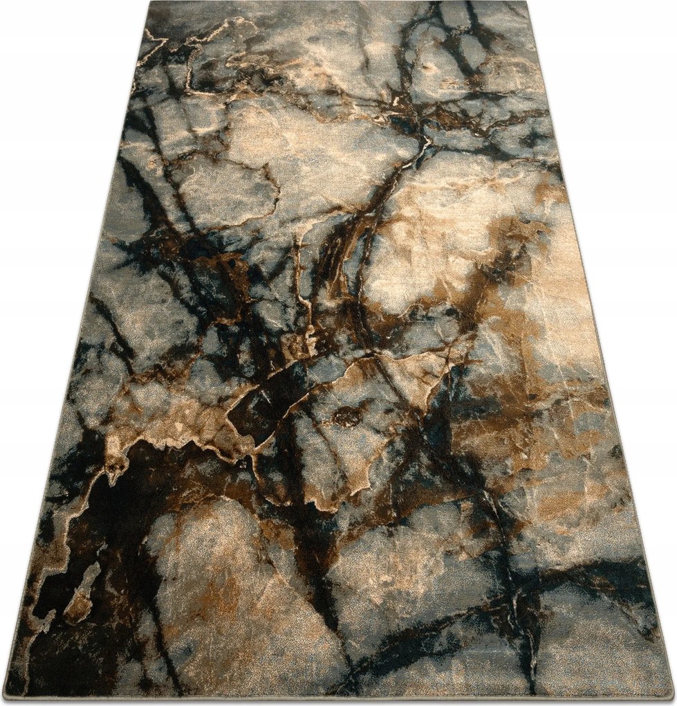 Koberec Do Obývačky vlna Omega Elian Mramor Kameň zelený 235x350 cm