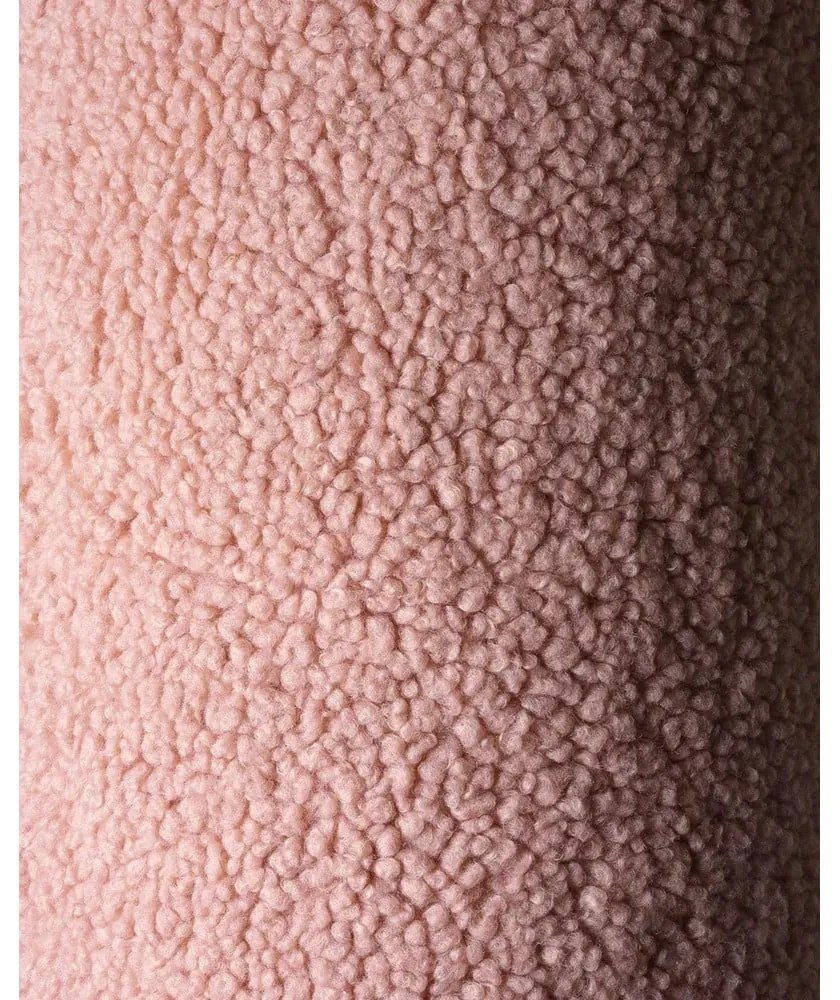 Ružový detský pohovkový vankúš z textílie buklé U – Wigiwama