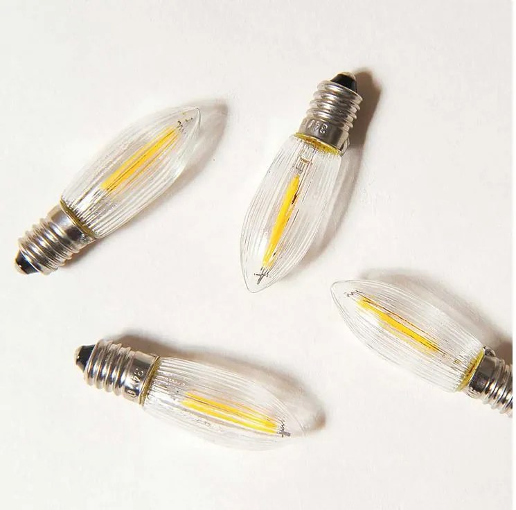 EXIHAND Náhradná číra LED žiarovka pre 7-ramenný svietnik FILAMENT, 34V/0,25W, 100ks