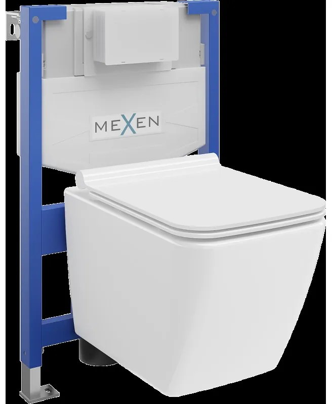 Mexen podomietkový WC systém Felix XS-F s WC misou Vega a pomaly klesajúcou doskou, biela- 68030654000