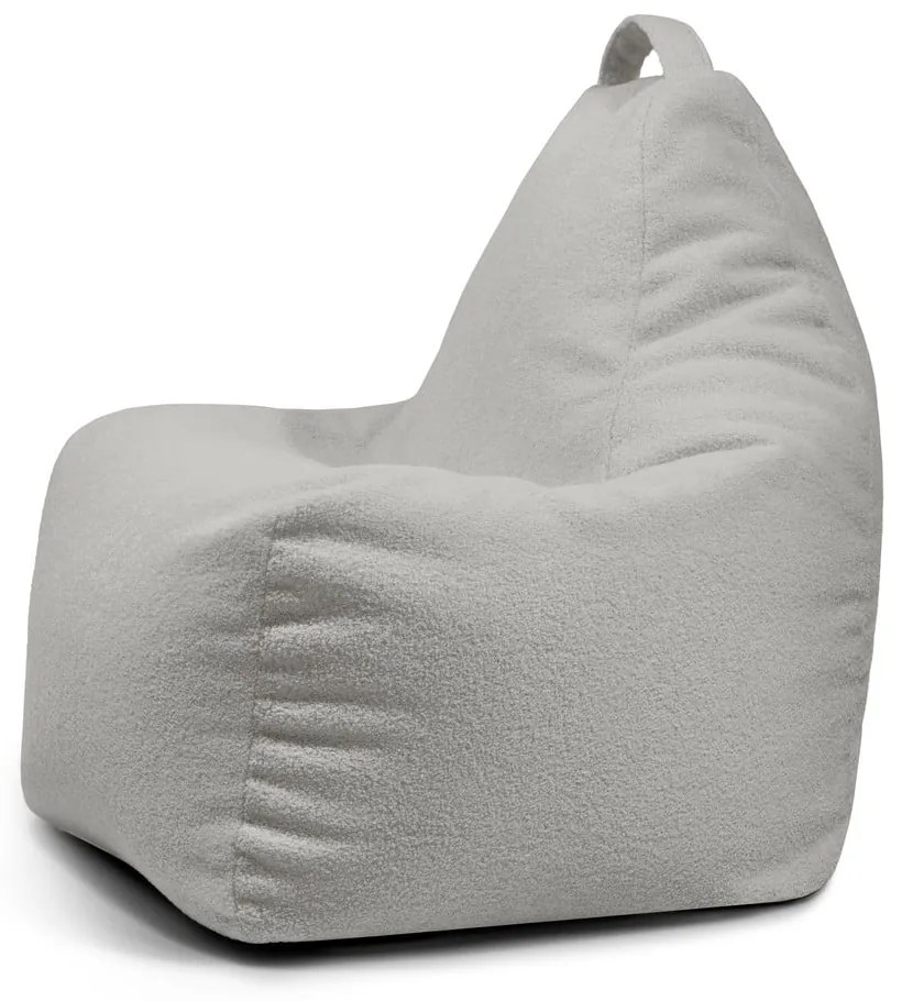 Svetlosivý sedací vak z textílie buklé Play Amuse – SLOWDOWN