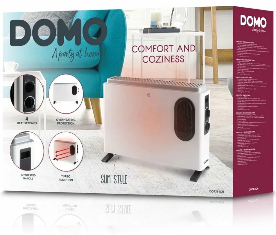 DOMO DO7351CH konvektor s ventilátorom
