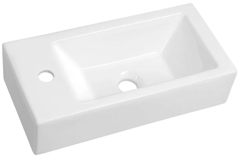 Sapho, ALMA keramické umývadlo 50x24,5 cm, biela, HF090