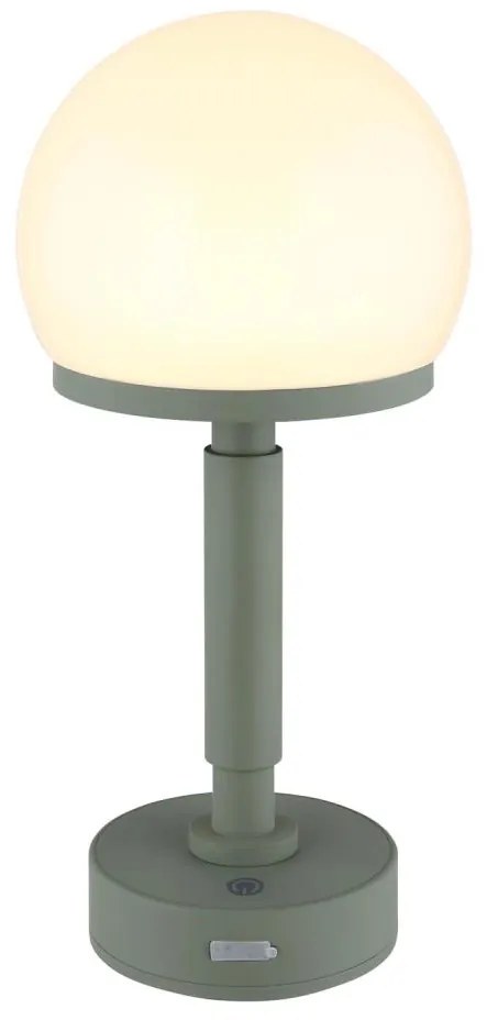 Globo 21034B - LED Nab. dot. stol. lampa HAKU LED/2,5W/5V 2800K zelená