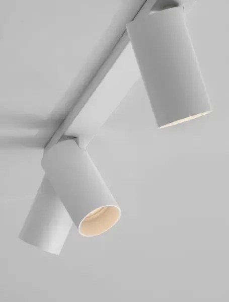 Minimalistické bodové svietidlo Oso 3 Biela