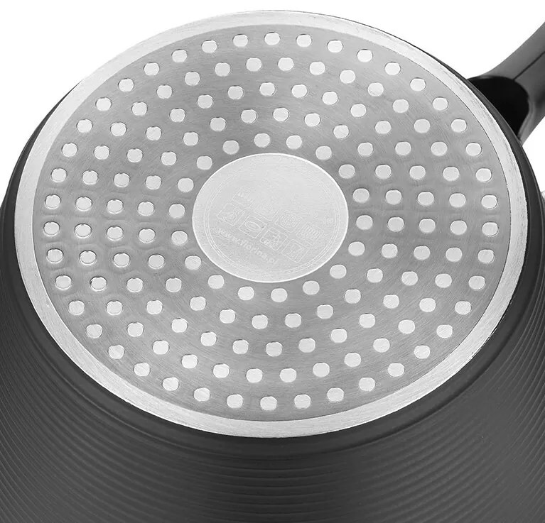 Florina Hliníková rajnica Carina Black 1 l, 16 cm