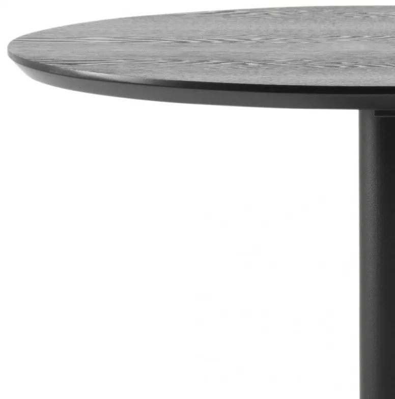 Okrúhly barový stôl Ibiza jaseň/čierny