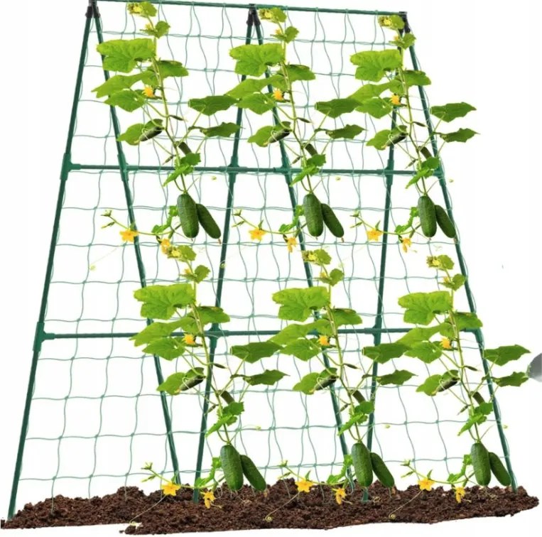 Záhradná oporná konštrukcia s mriežkou 1,8 x 2,7 m