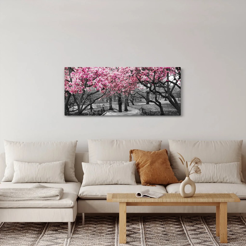 Obraz stromov Magnólie (120x50 cm)