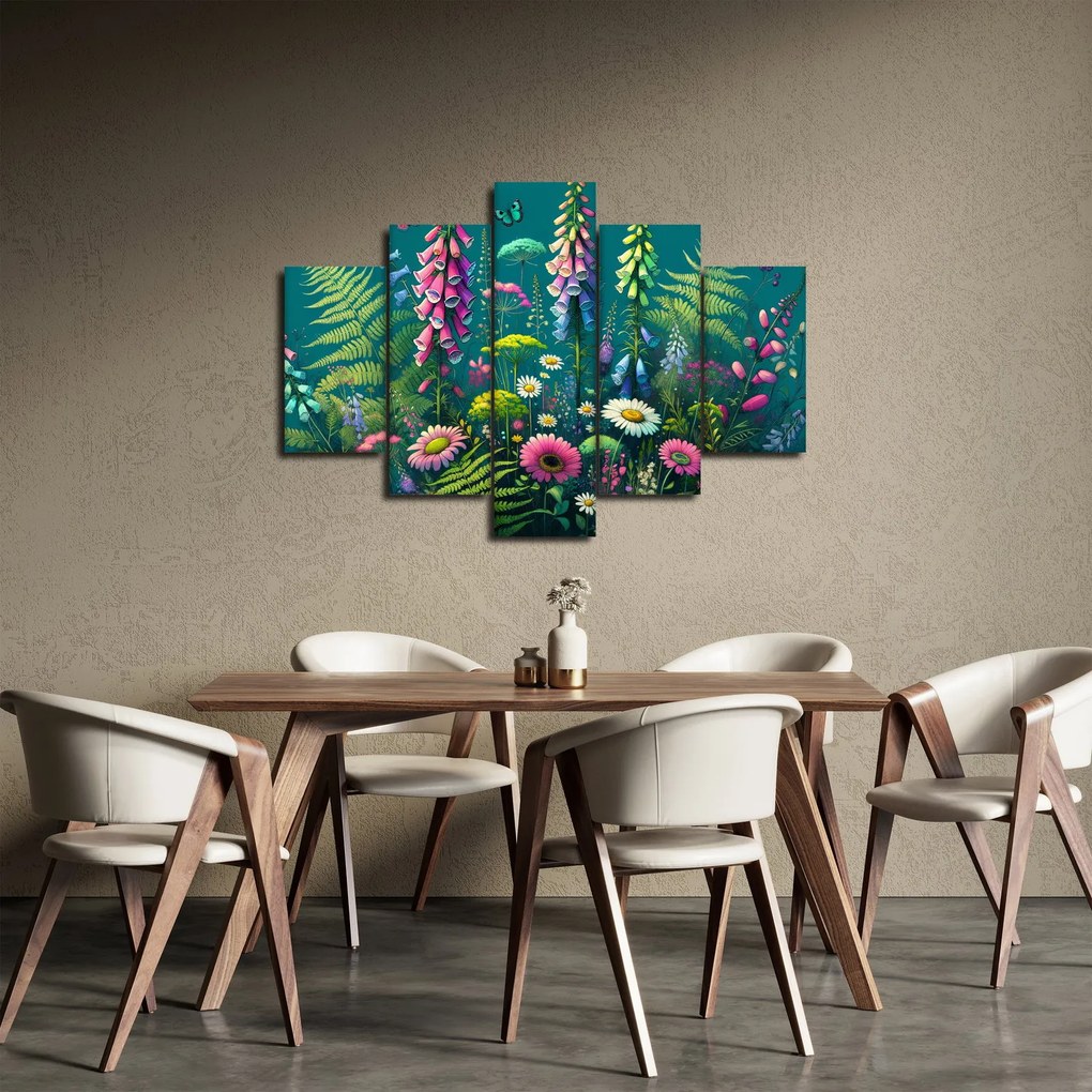 Obraz - Lúčne kvety (150x105 cm)