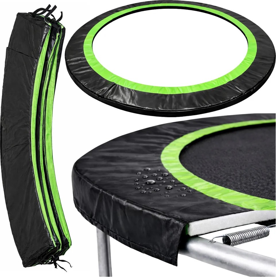 Ochrana pružín pre trampolínu LEAN SPRING PAD, čierna, 180–183 cm, 6 ft