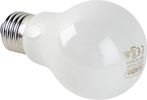 Sada 5 LED žiaroviek s opálovým sklom E27 1W 80lm 2200K