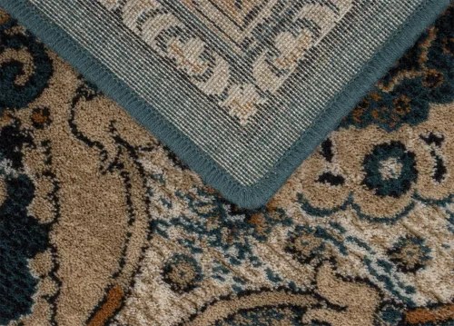 Koberce Breno Kusový koberec ISFAHAN FORENZA emerald, hnedá, viacfarebná,133 x 180 cm