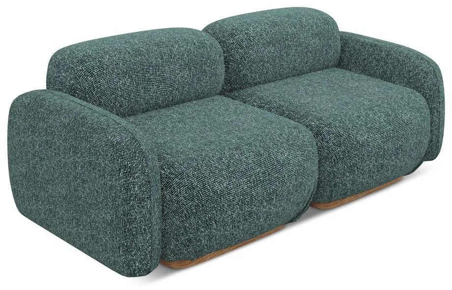 Tyrkysovomodrá pohovka 190 cm Ailani – Makamii