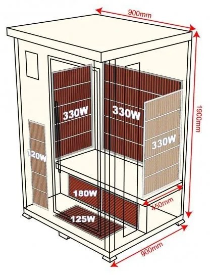 France Infrasauna LUXE 1