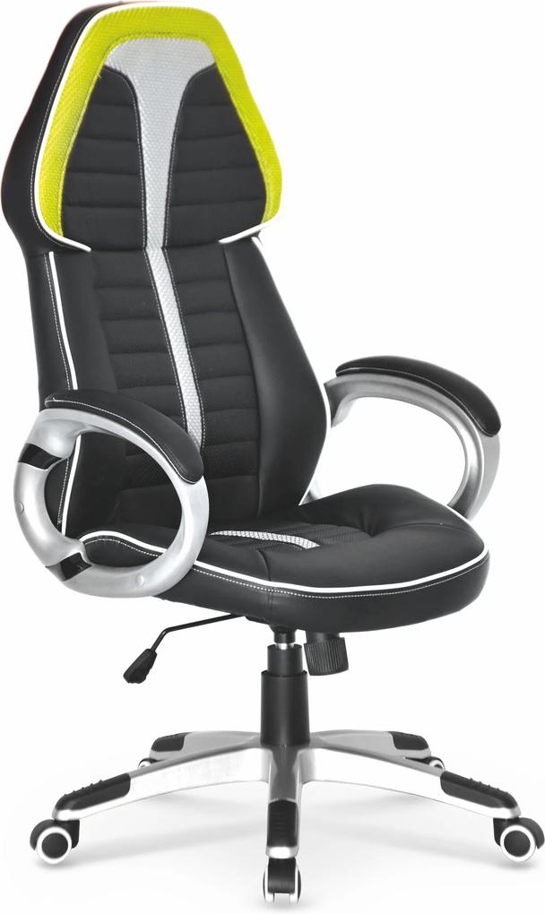 MAXMAX Herný stoličky Sigil čierno / limetková