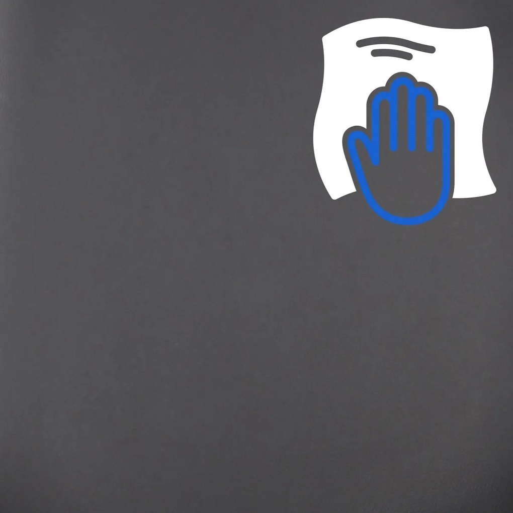 Kancelárska stolička Burbank - koženka, drevo orech - Čierna