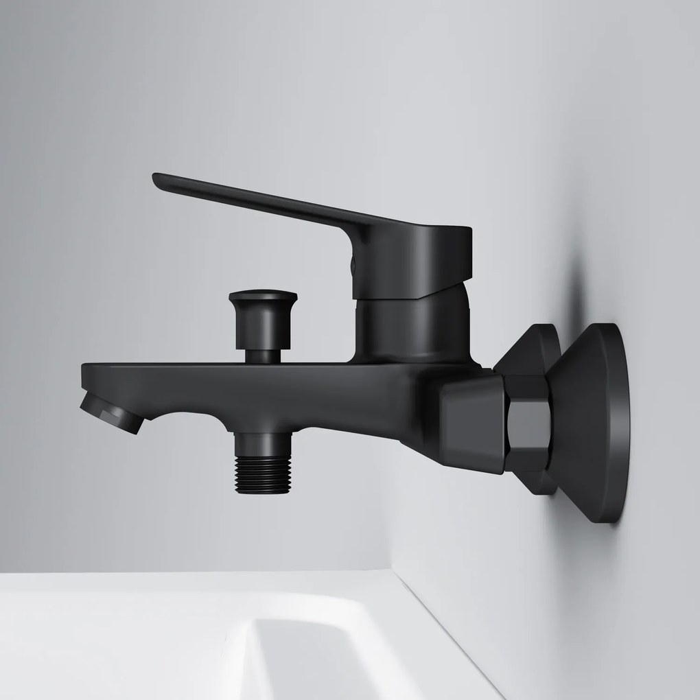 Vaňová a sprchová batéria AM.PM Hit FTA10022 jednopáková, čierna