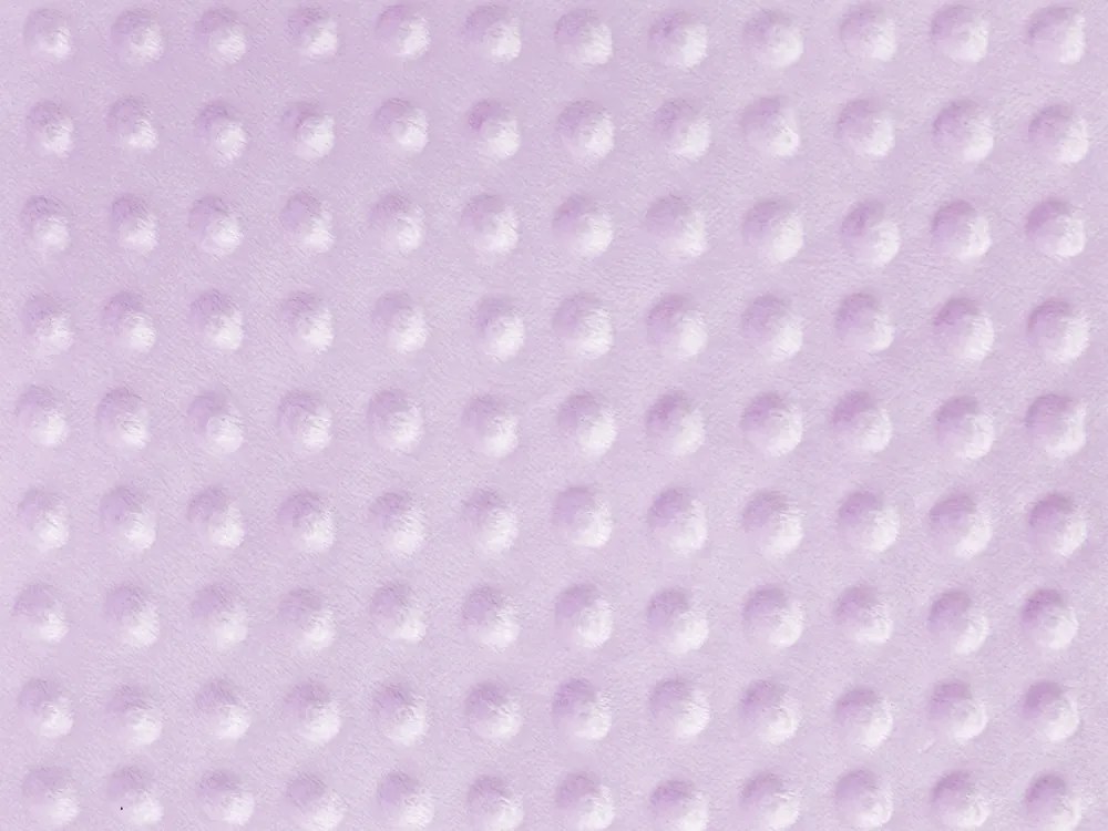 Biante Hrejivé posteľné obliečky Minky 3D bodky MKP-002 Fialové lila Jednolôžko 140x200 a 70x90 cm
