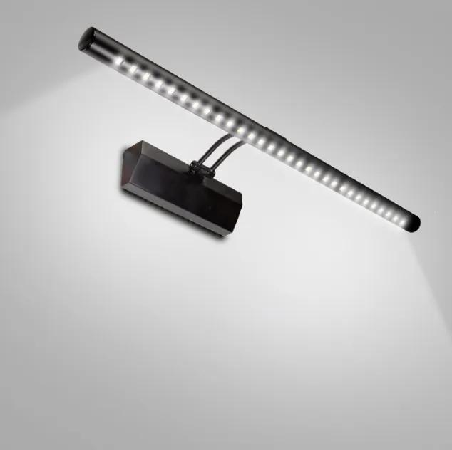 BERGE Nástenné svietidlo LED do kúpeľne - 70 cm - 9W čierne