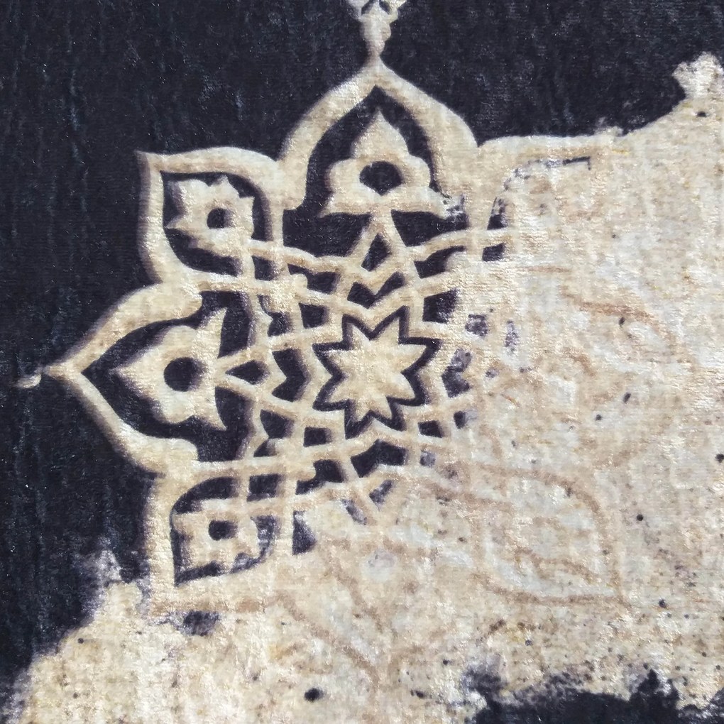 DY ČIERNY a ZLATÝ koberec 07 Rozmer: 180x280 cm