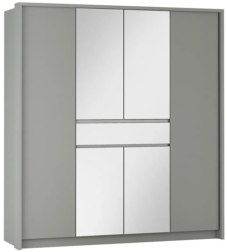 Skriňa Split 200 platinum/zrkadlo