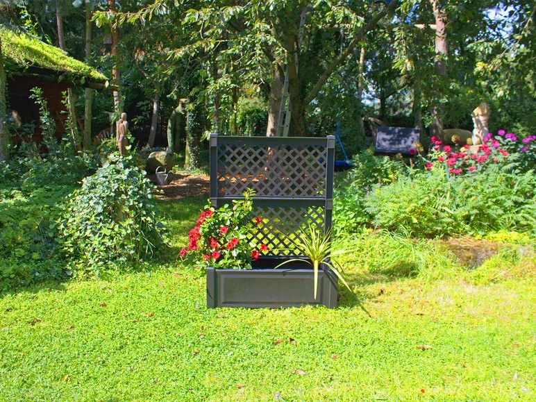 KHW Kvetináč s mriežkou, 110 l (antracitová)  (100290573)