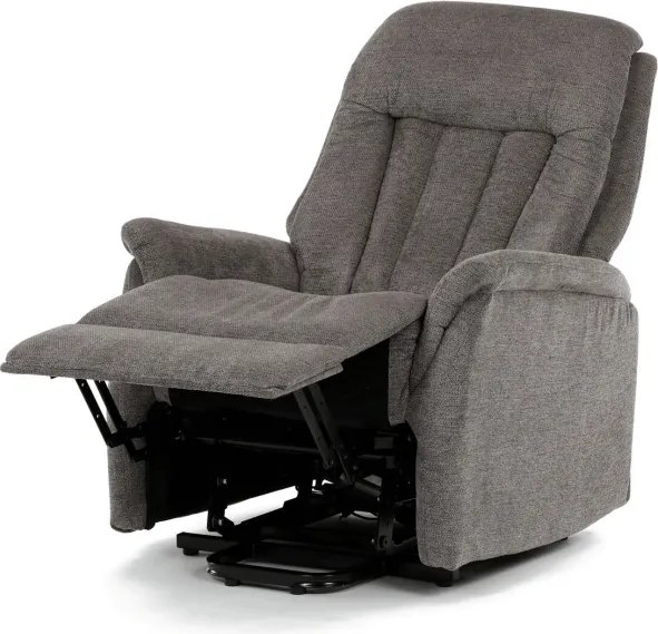 Polohovacie kreslo sivé, elektrické TV-Q8575 GREY2