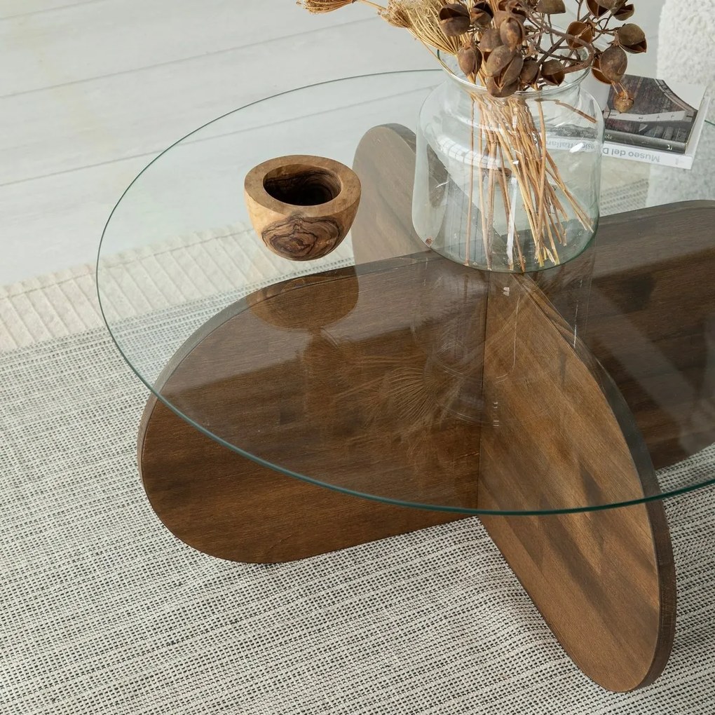 Konferenčný stolík Bubble Walnut