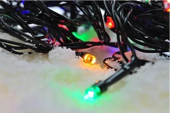 Solight 1V101-M- LED vonkajšia svetelná reťaz 100xLED/8 funkcií IP44 13m viacfarebná
