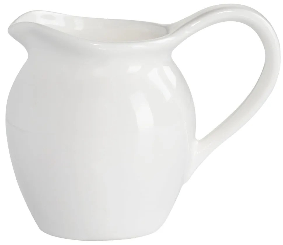 Biela porcelánová nádobka na mlieko Maxwell &amp; Williams Basic, 110 ml