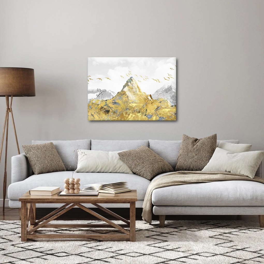 Obraz - Zlatá hora (70x50 cm)