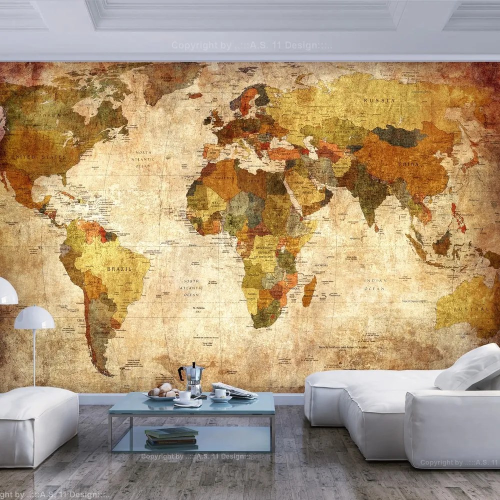 Fototapeta Stará mapa sveta - Old World Map