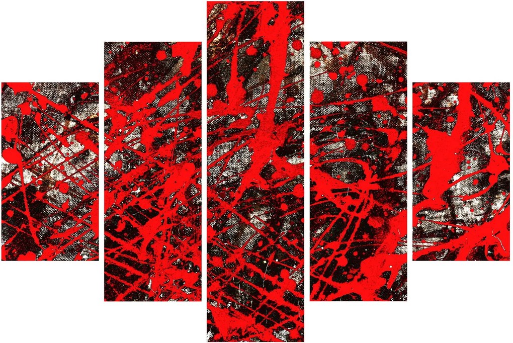 Obraz - Expresívne abstrakcie (150x105 cm)