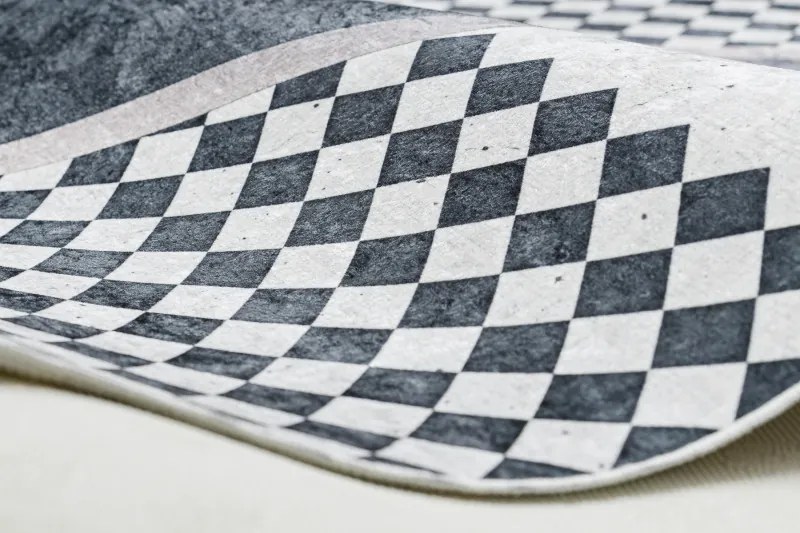 Dywany Łuszczów, Kusový koberec ANDRE Diamonds 1863, 80x150, modrá, chodba / predsieň