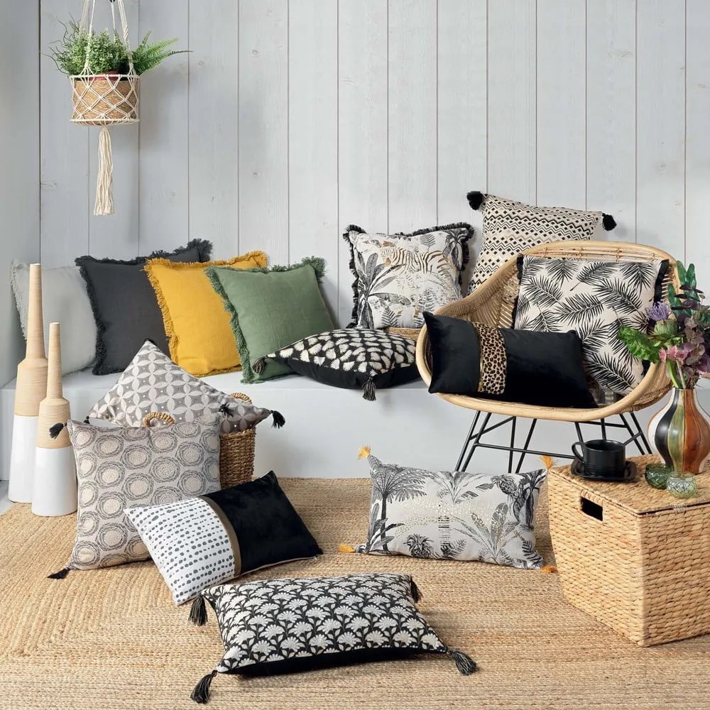 Bavlnený dekoračný vankúš 45x45 cm Vanina – douceur d'intérieur