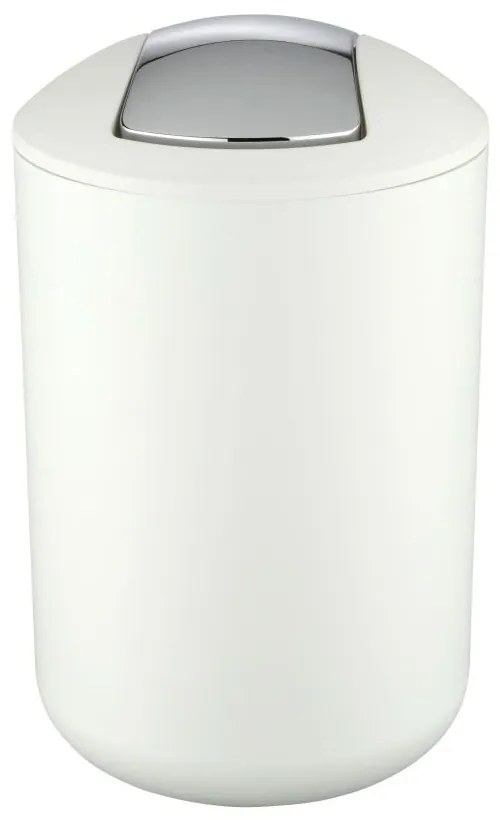 Biely odpadkový kôš Wenko Brasil, 6,5 l