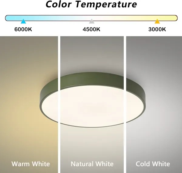 Brilagi - stmievateľné LED stropné svietidlo POOL LED/60W/230V 3000-6000K 50 cm zelené+DO