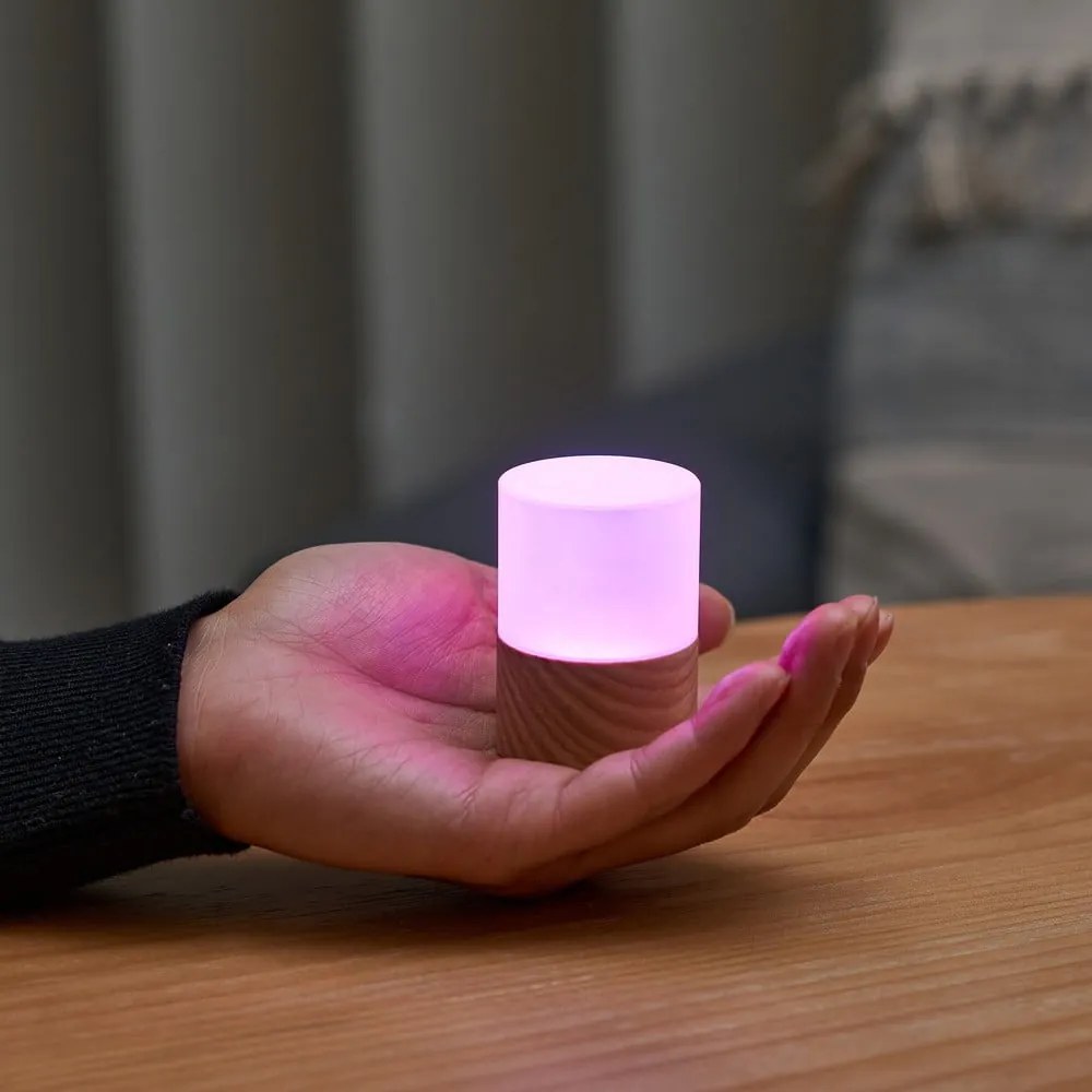 Svetelná dekorácia na USB v prírodnej farbe ø 4,5 cm Lemelia – Gingko