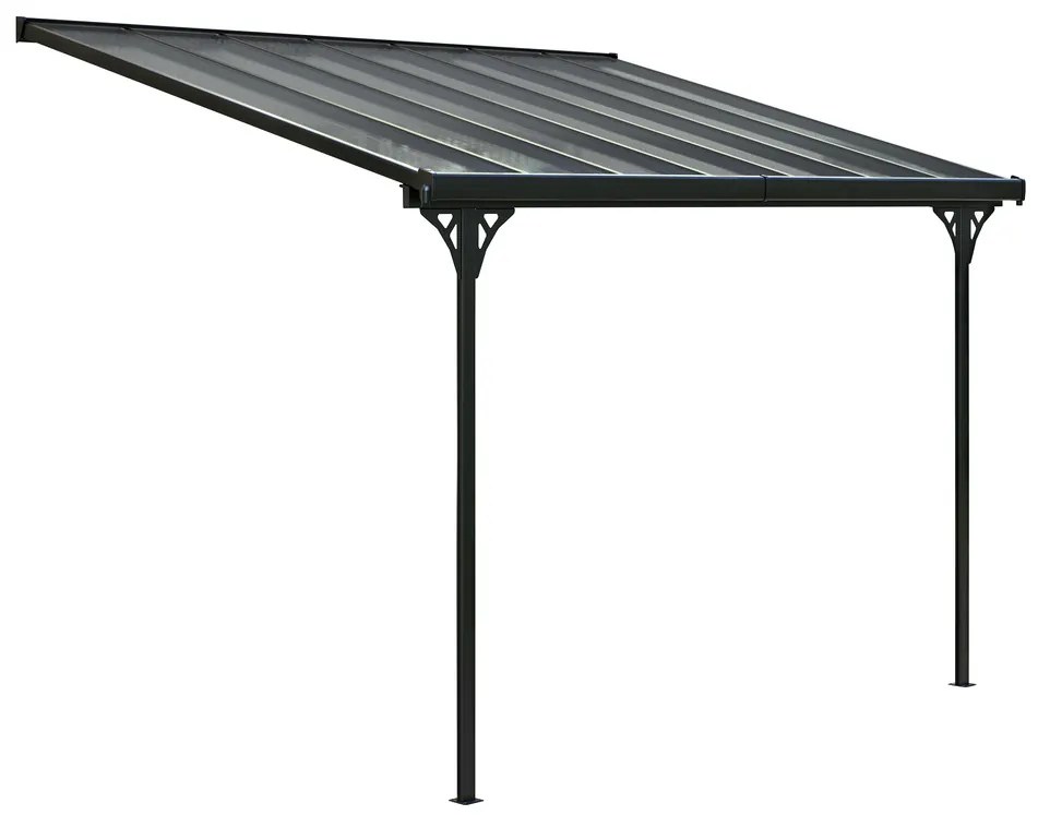 Rojaplast BRUCE F pergola - TRANSPARENTNÝ polykarbonát