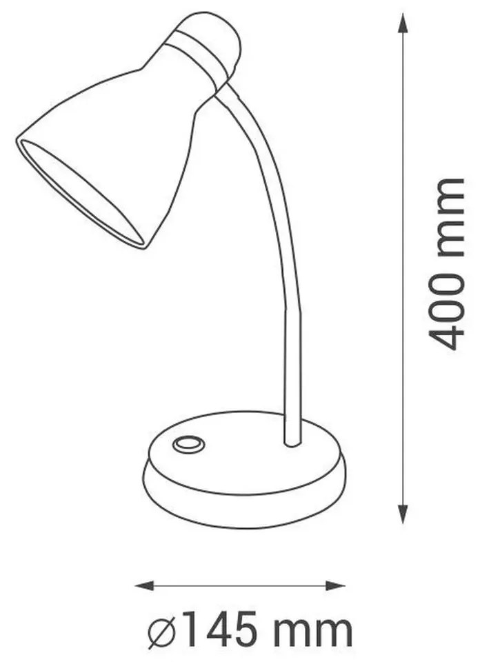 Stolná lampa Ben Nilsen E27 BLUE FN019 FN019