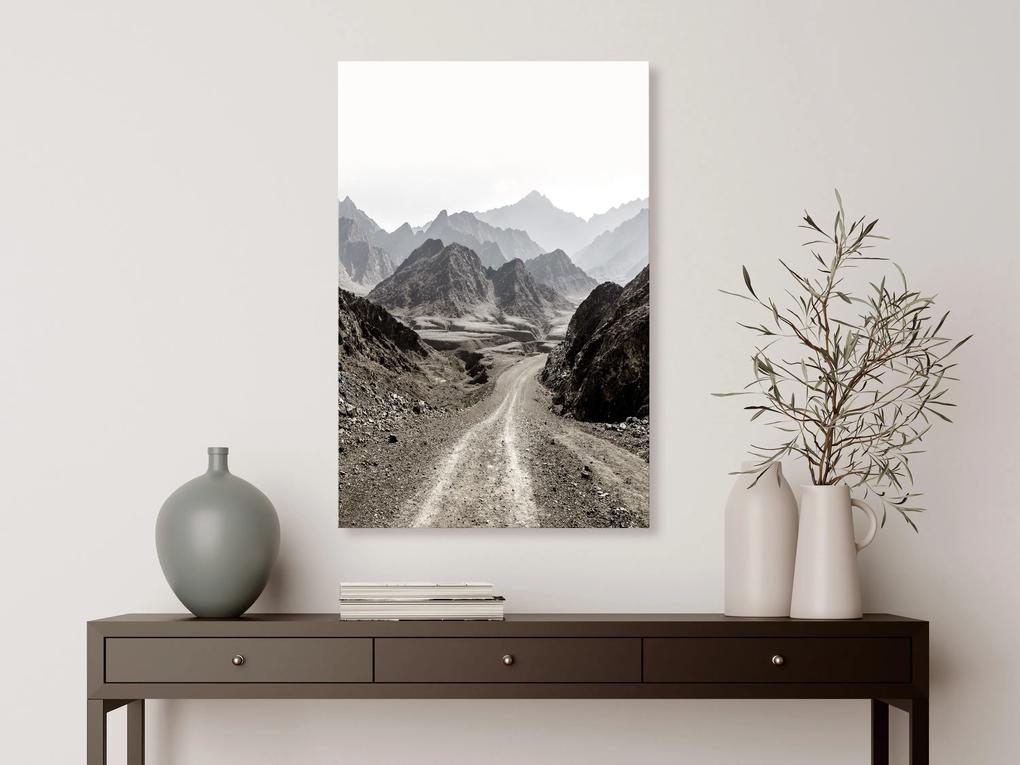 Artgeist Obraz - Trail Through the Mountains (1 Part) Vertical Veľkosť: 20x30, Verzia: Standard