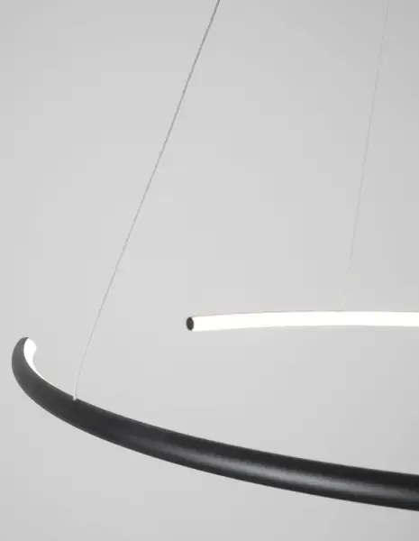 LED luster Breda 70 čierne