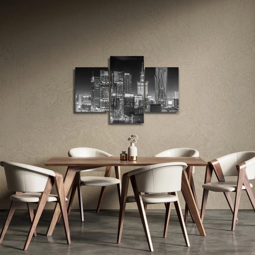 Obraz - Čiernobiely New York (90x60 cm)