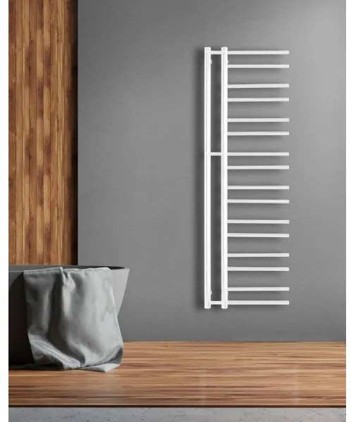 P.M.H. T2W - Kúpeľňový rebríkový radiátor THEIA 352 W 154 cm pravý/biely