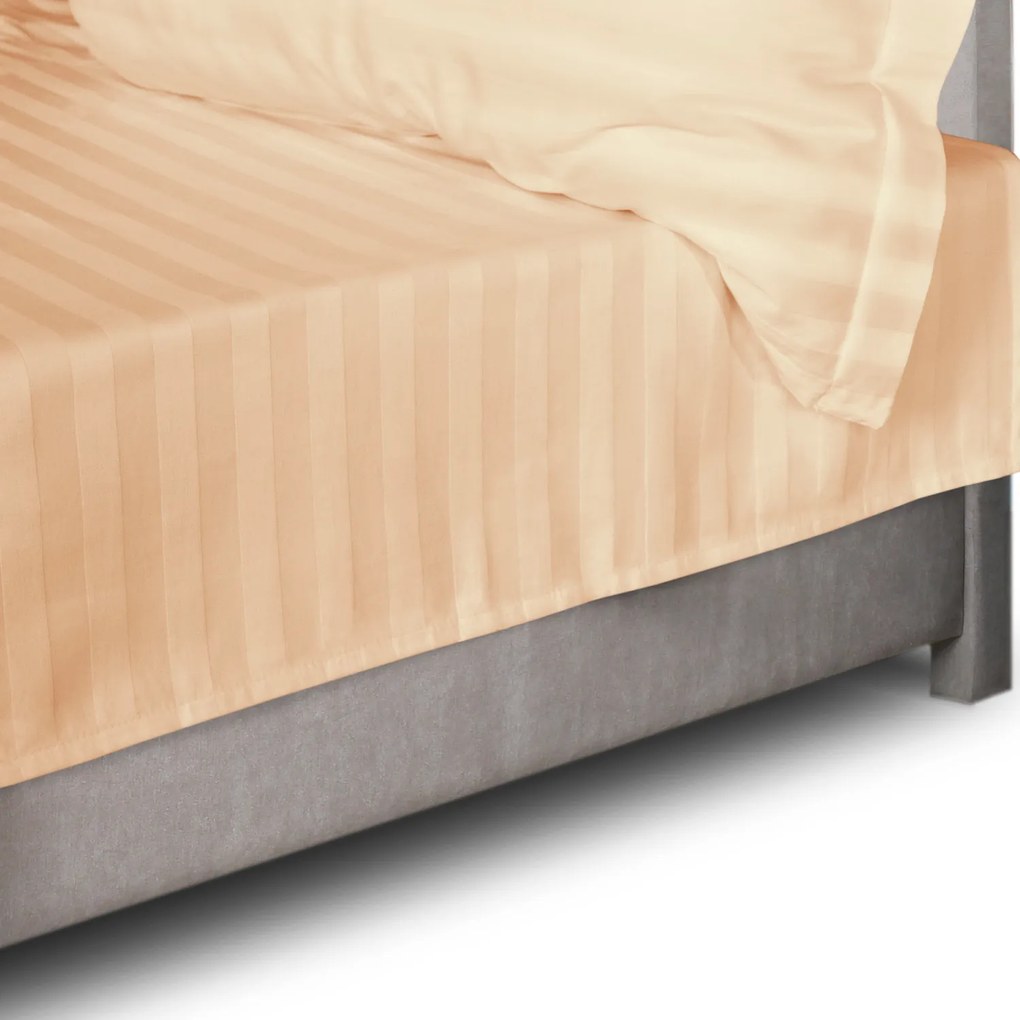 BAMBUSOVÉ PRESTIERADLO STRIPE 160X240 CM BÉŽOVÉ